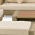 Four Piece Outdoor Brown Wicker Sofa Seating Group with Brown Cushions
