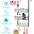 Over The Door Hooks Organizer Door Towel Rack 