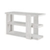 Sunset Trading Dover 30"H x 18"D x 50" Wide Rectangular Sofa Table with Storage Shelves | Cerused White Oak Wood