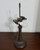 Homeroots Lighting 24" Stained Glass Two Light Accent Table Lamp, Stained Glass, Dark Brown Base