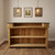 71" Silver and Natural Metal and Solid Wood Rectangular Bar Table