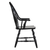 Sunset Trading Black Cherry Selections Windsor Spindleback Dining Chair | Fully Assembled Kitchen Chair | Modern Farmhouse Minimalist Country Cottage | Antique Black | Set of 2