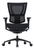 Black Adjustable Swivel Mesh Rolling Office Chair