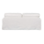 Sunset Trading Americana Replacement Slipcover Only for Box Cushion Track Arm Sofa | Performance Fabric Washable Water-Resistant Stain-Proof | White