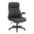 Black Adjustable Height Swivel Rolling Executive Office Chair
