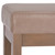 27" Burnished Brown and Brown Leather Footstool
