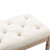 Ming End of Bed Bench Upholstered Entryway Bench French Benchwith Rubberwood Legs for Bedroom/Entry/Hallway