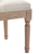 Ming End of Bed Bench Upholstered Entryway Bench French Benchwith Rubberwood Legs for Bedroom/Entry/Hallway