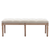 Ming End of Bed Bench Upholstered Entryway Bench French Benchwith Rubberwood Legs for Bedroom/Entry/Hallway