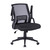 Black Adjustable Height Swivel Rolling Office Chair
