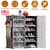 6-Tier 2-Row Shoe Rack Organizer Stackable