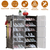 6-Tier 2-Row Shoe Rack Organizer Stackable