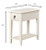 Homeroots Cottage White Wooden Magazine Rack Side Table, White, Wooden