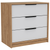 Aniston 2 piece bedroom set, white / pine