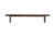 84" Dark Brown Solid Wood Live Edge Dining Bench