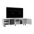 Valdivia Tv Stand for TVs up to 70, Four Open Shelves, Five Legs