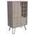 Manhattan L Bar Cabinet, Eight Wine Cubbies, Single Door