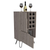 Manhattan L Bar Cabinet, Eight Wine Cubbies, Single Door