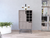 Manhattan L Bar Cabinet, Eight Wine Cubbies, Single Door