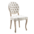 French Vintage Tufted Button Performance Fabric Dining Chair 