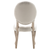 French Vintage Tufted Button Performance Fabric Dining Chair 