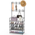 5-Tier Dustproof Entryway Hall Tree Coat Rack Shoe Rack 