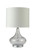 Clear Textured Glass Table Lamp
