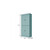 72" Aqua Solid Wood Four Door Two Drawer Pantry Or Storage Closet