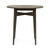 40" Gray Wood and Solid + Manufactured Wood Round Outdoor Bar Table