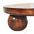 32" Walnut Solid Wood Round Coffee Table