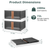 2Pcs 72L Foldable Storage Bins