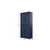 72" Navy Blue Solid Wood Four Door Two Drawer Pantry Or Storage Closet