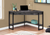 42" Black Corner Computer Desk