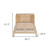Gold Wood Full Murphy Bed