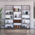 Bartow 3 Piece Living Room Set with 3 Bookcases