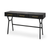 18" Black Writing Desk With Three Drawers