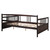 Espresso Wood Full Daybed Frame