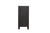 57" Black Solid Wood Six Drawer Dresser