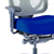 Blue and Black Adjustable Swivel Mesh Rolling Office Chair