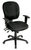 Charcoal Adjustable Swivel Fabric Rolling Office Chair