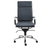 Blue and Silver Adjustable Swivel Faux Leather Rolling Executive Office Chair