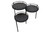 Homeroots Living Room 23" Black Solid Wood and Iron Round End Table