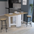 Gateleg Folding Table Space-Saving with Compact Design