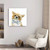 30" x 30" Watercolor Cutie Bow Tie Fox Canvas Wall Art - 808230014787
