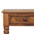 24" Brown Solid Wood Two Drawer Nightstand