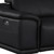107" Black Top Grain Leather Reclining USB Sofa