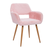 Dining Chairs with Faux Fur