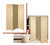 Homeroots Home Decor Beige Upholstered 3 Panel Room Divider Screen, Beige, 3 Panel