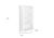 White Wood Adjustable Four Tier Bookcase
