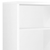 White Wood Adjustable Four Tier Bookcase